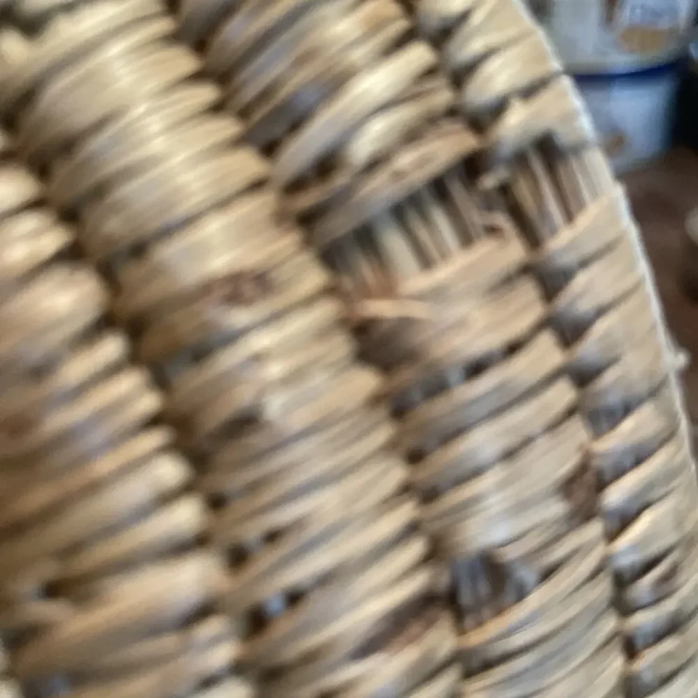 VTG Alaskan Eskimo Native American Indian Inuit Yupik Basket Woven Trivet.